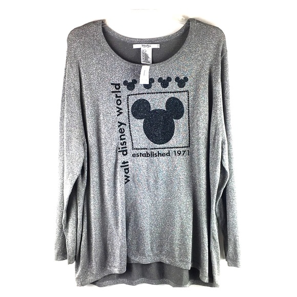 Disney Parks Sweaters - NEW Disney Parks Sweater 3X Shimmery Metallic 1A